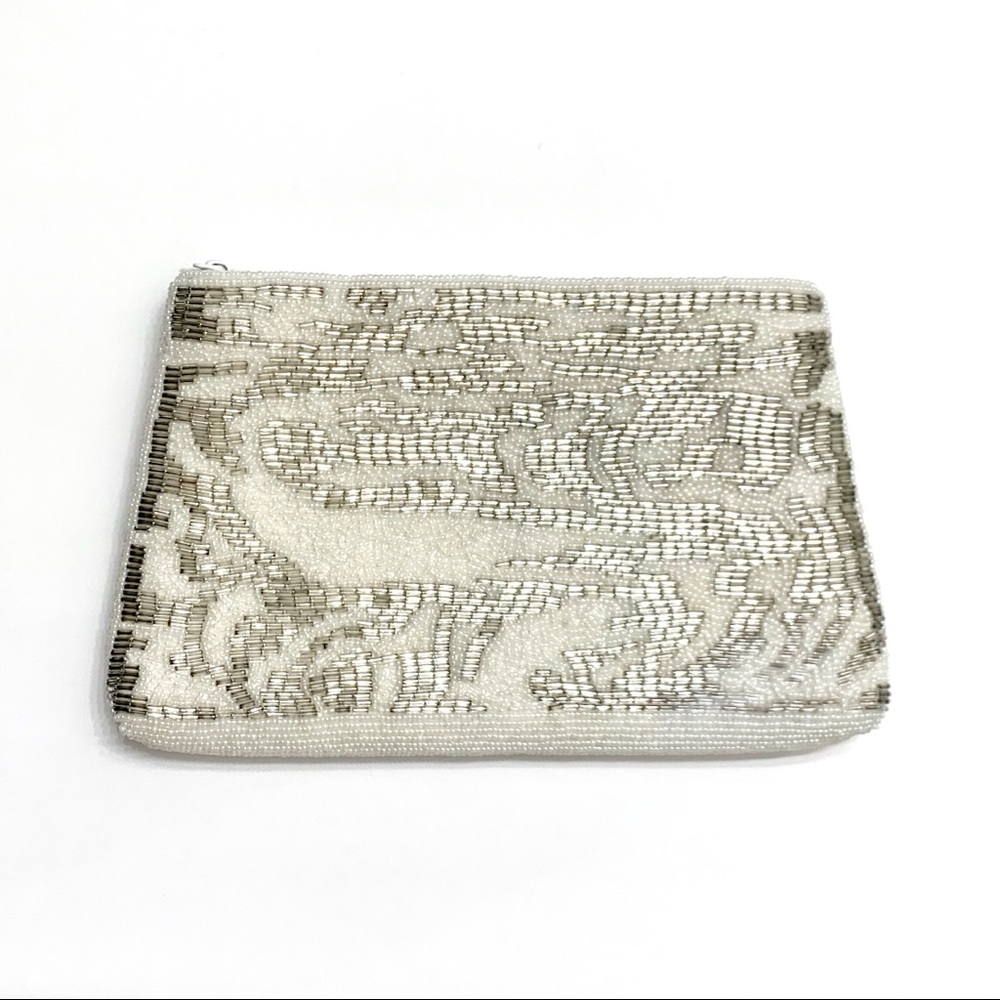 Vintage Hand Beaded Clutch